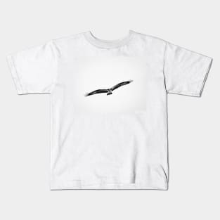 Osprey in flight Kids T-Shirt